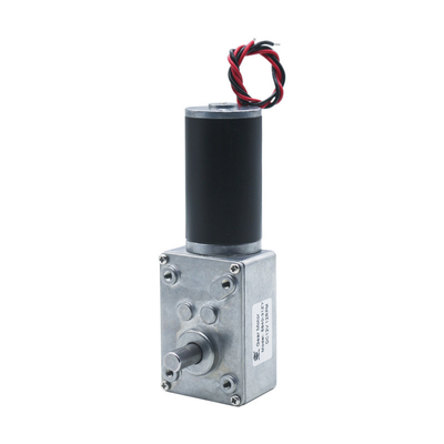 Totally Enclosed DC Worm Gear Motor1.6-70kg.cm High Torque 12v 24v Mini Low RPM Brush DC Electric Worm Gear Motor For Robot Price